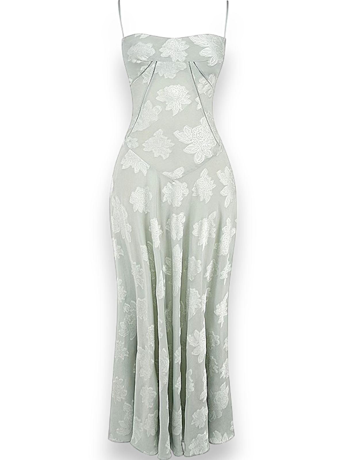 Amara Blossom Black Floral Vintage Gown