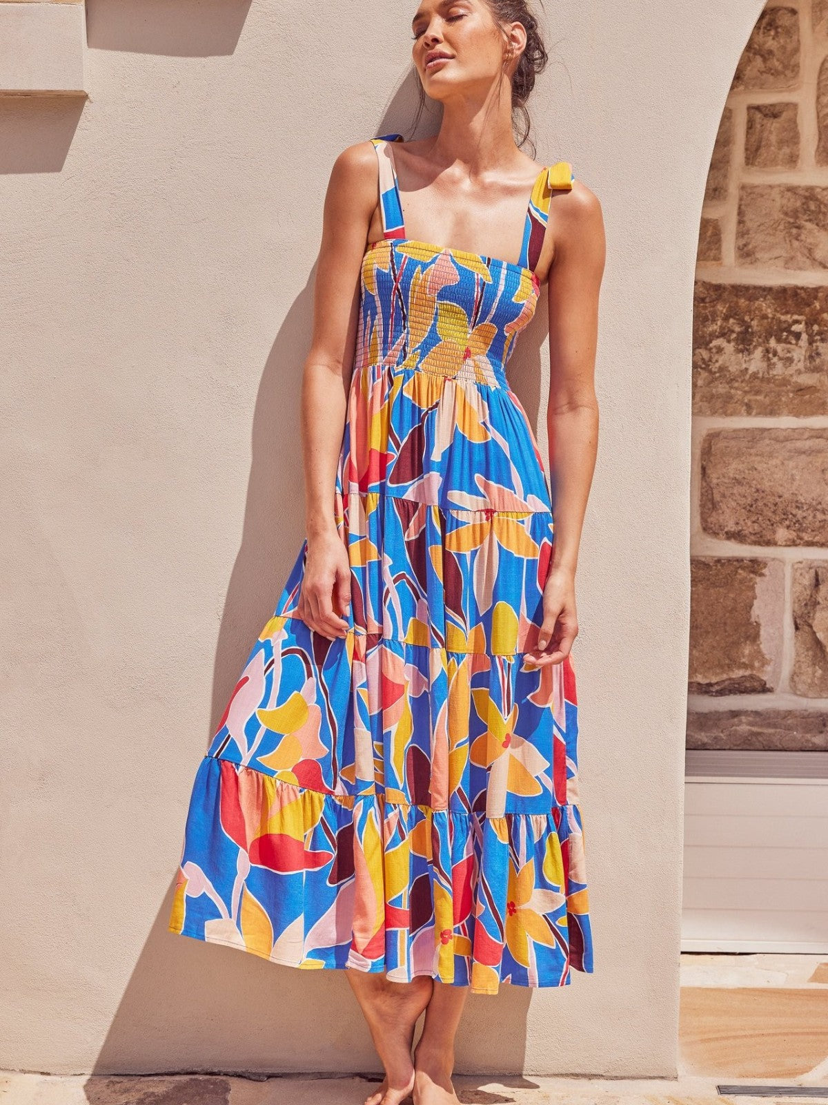 Stella Summer Floral Maxi Dress