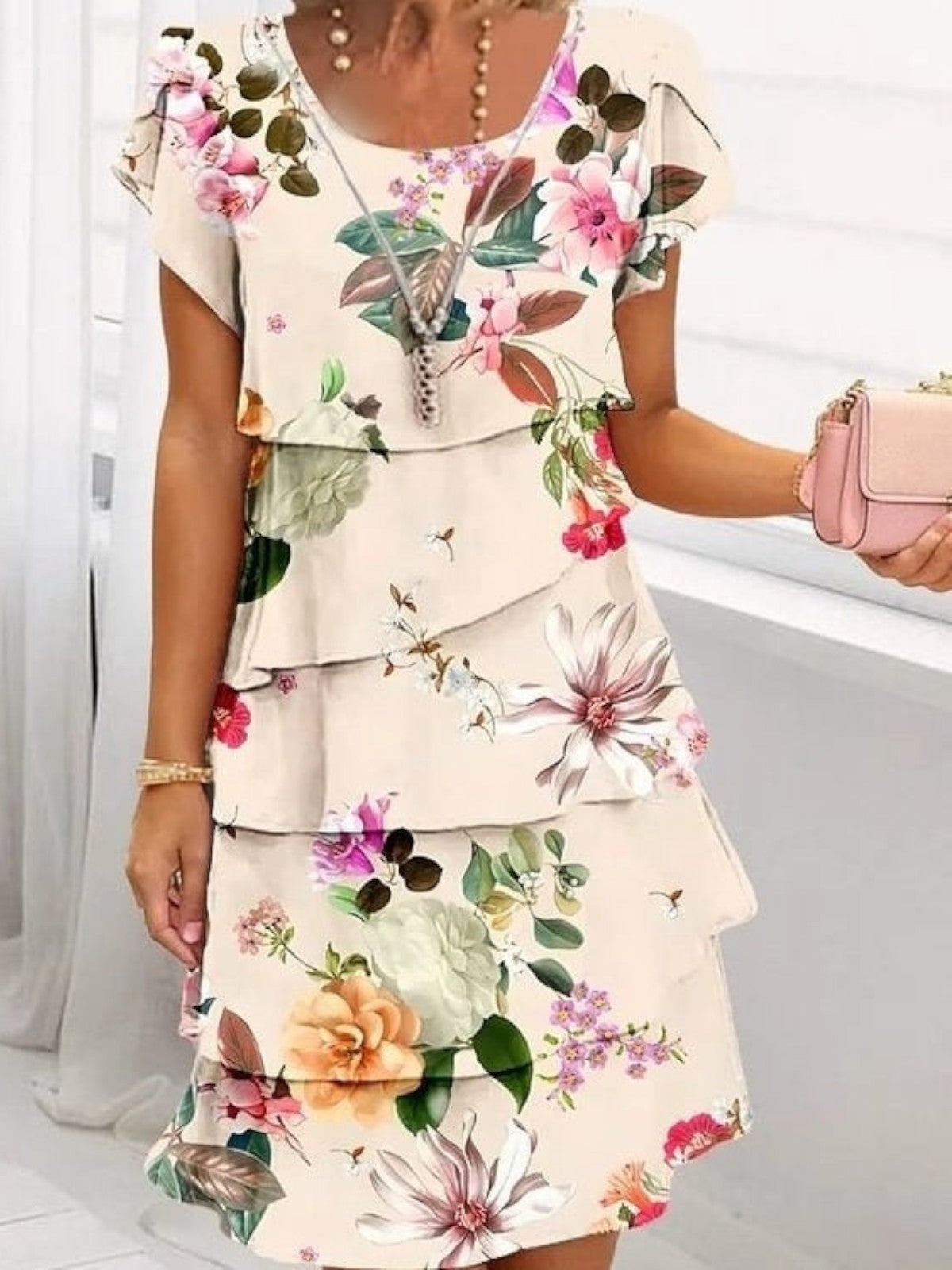 Lyra Graceful Floral Elegance Dress