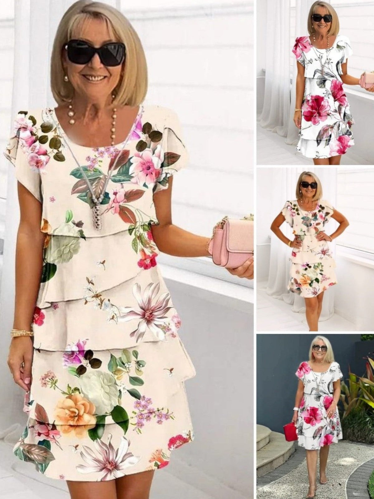Lyra Graceful Floral Elegance Dress