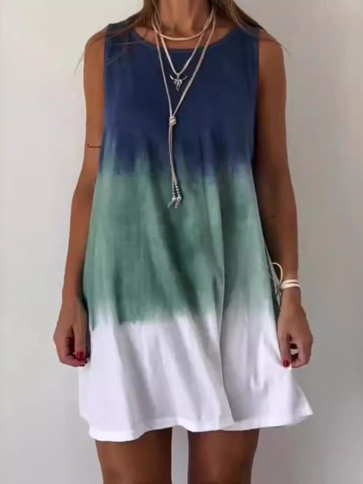 Josie Gradient Tie-Dye Mini Dress