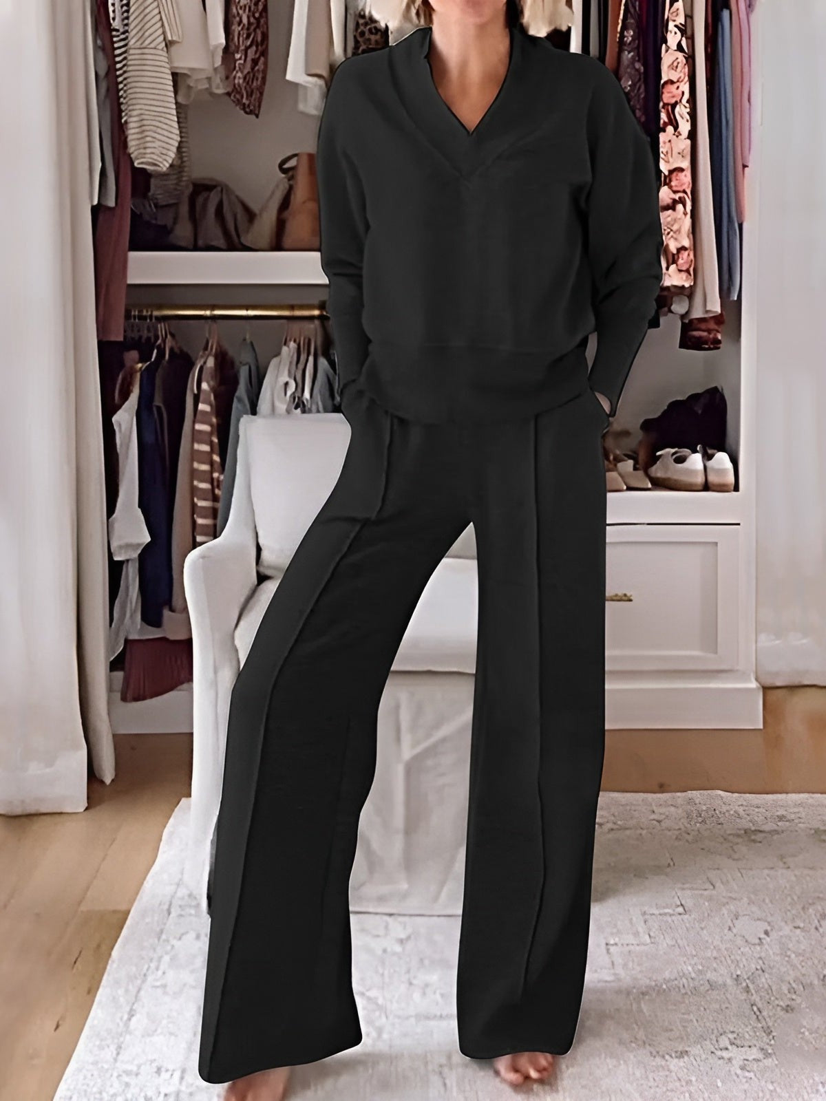 Elara Two-Piece Lounge Outfit