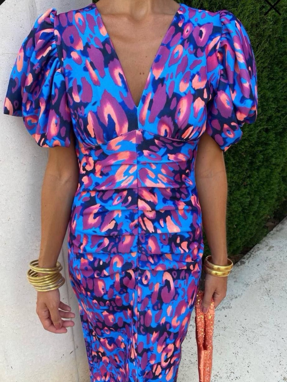 Elodie Flowing V-Neck Maxi Dress