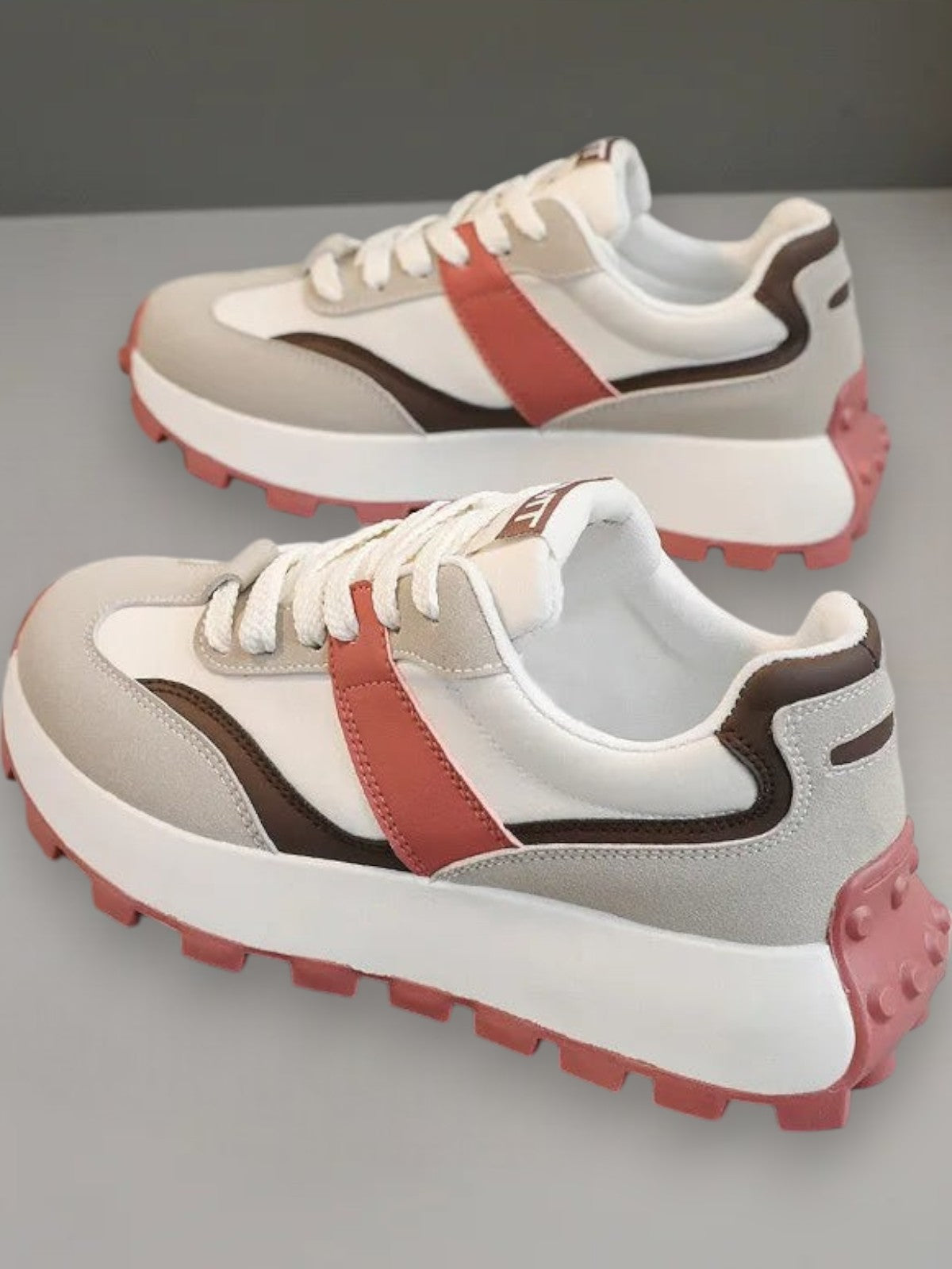 Niova Sleek Monochrome Sneakers