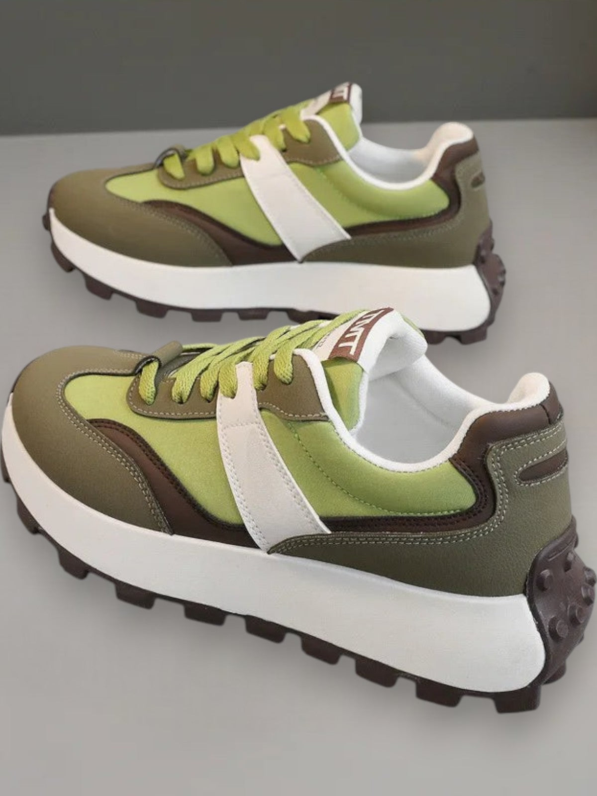 Niova Sleek Monochrome Sneakers