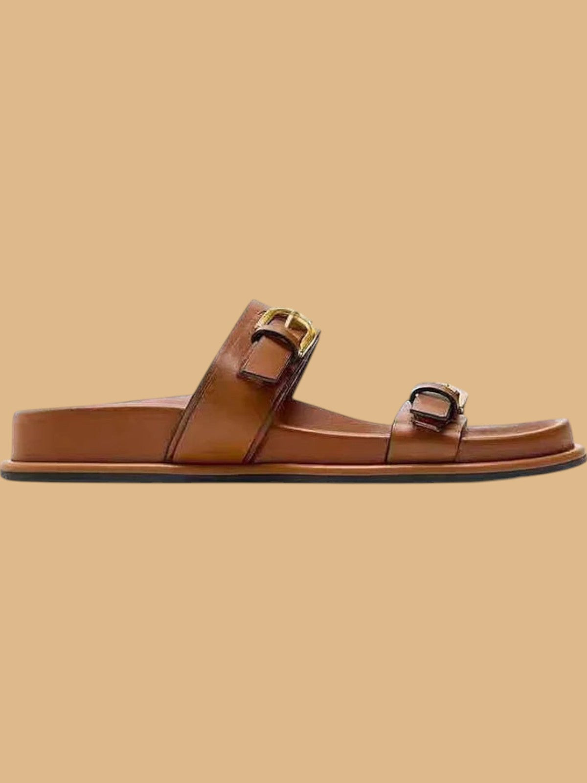 Akaso Vegan Leather Strap Sandals