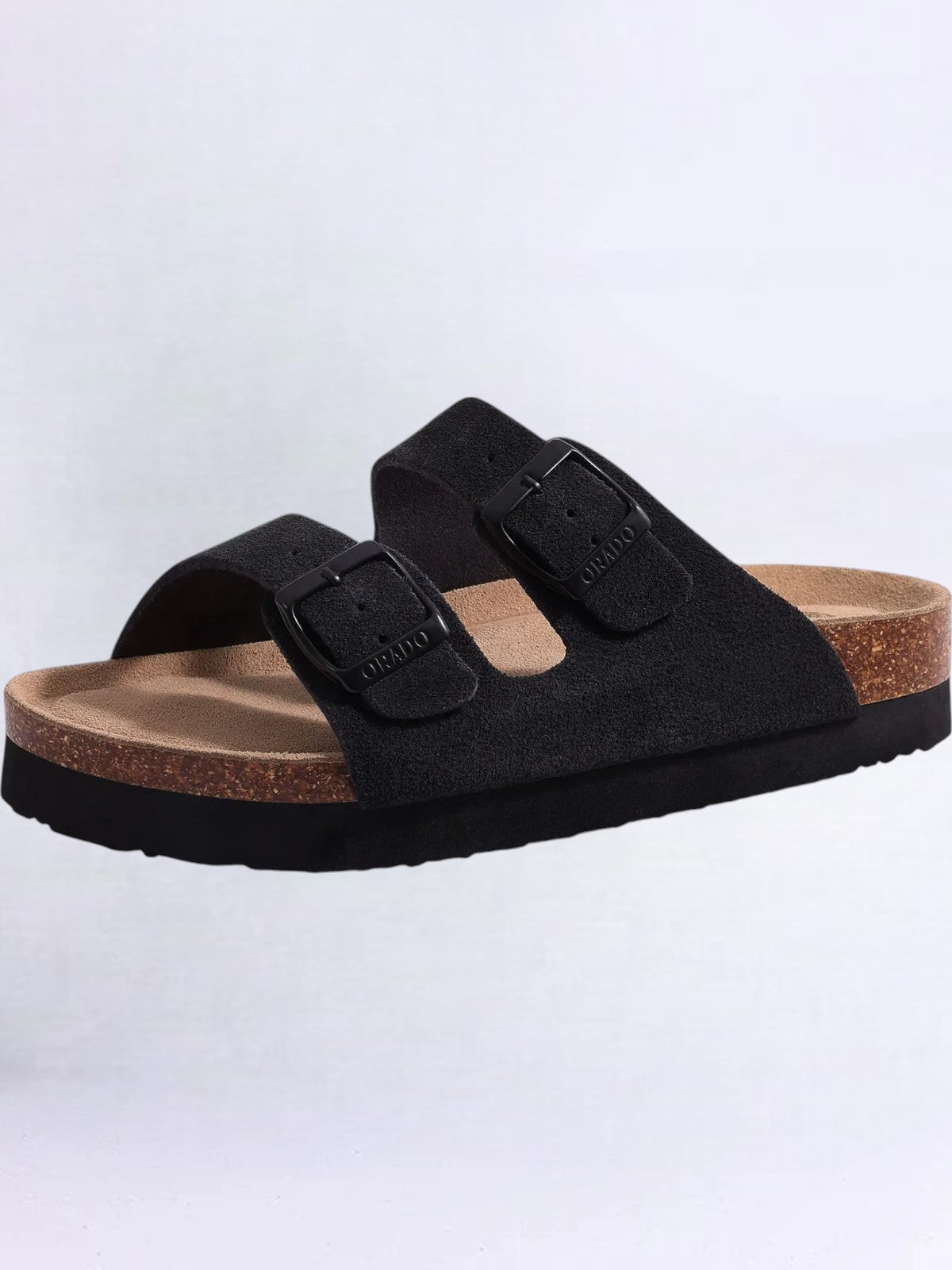 Orado Suede Cork Sole Sandals