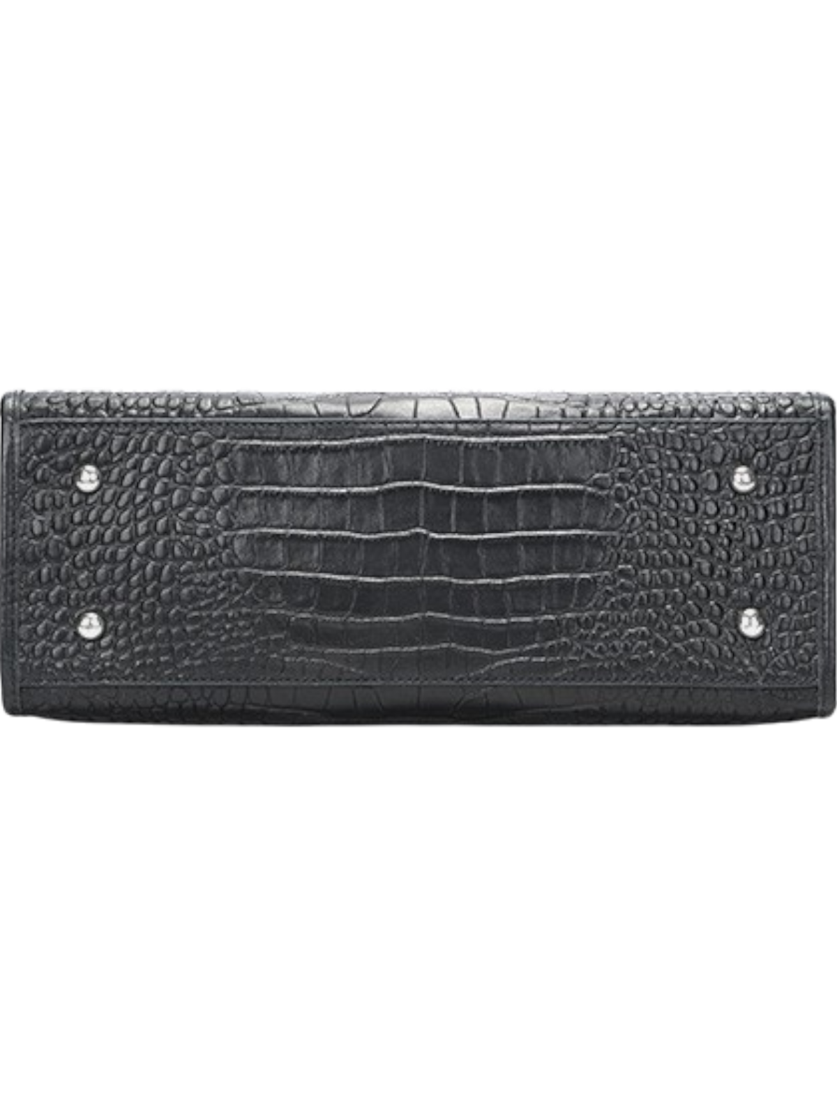 Nora Crocodile-Embossed Leather Tote Bag