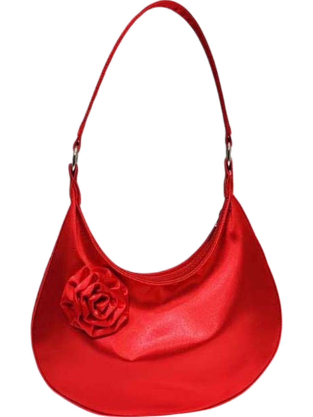 Kaia Floral Crescent Shoulder Bag