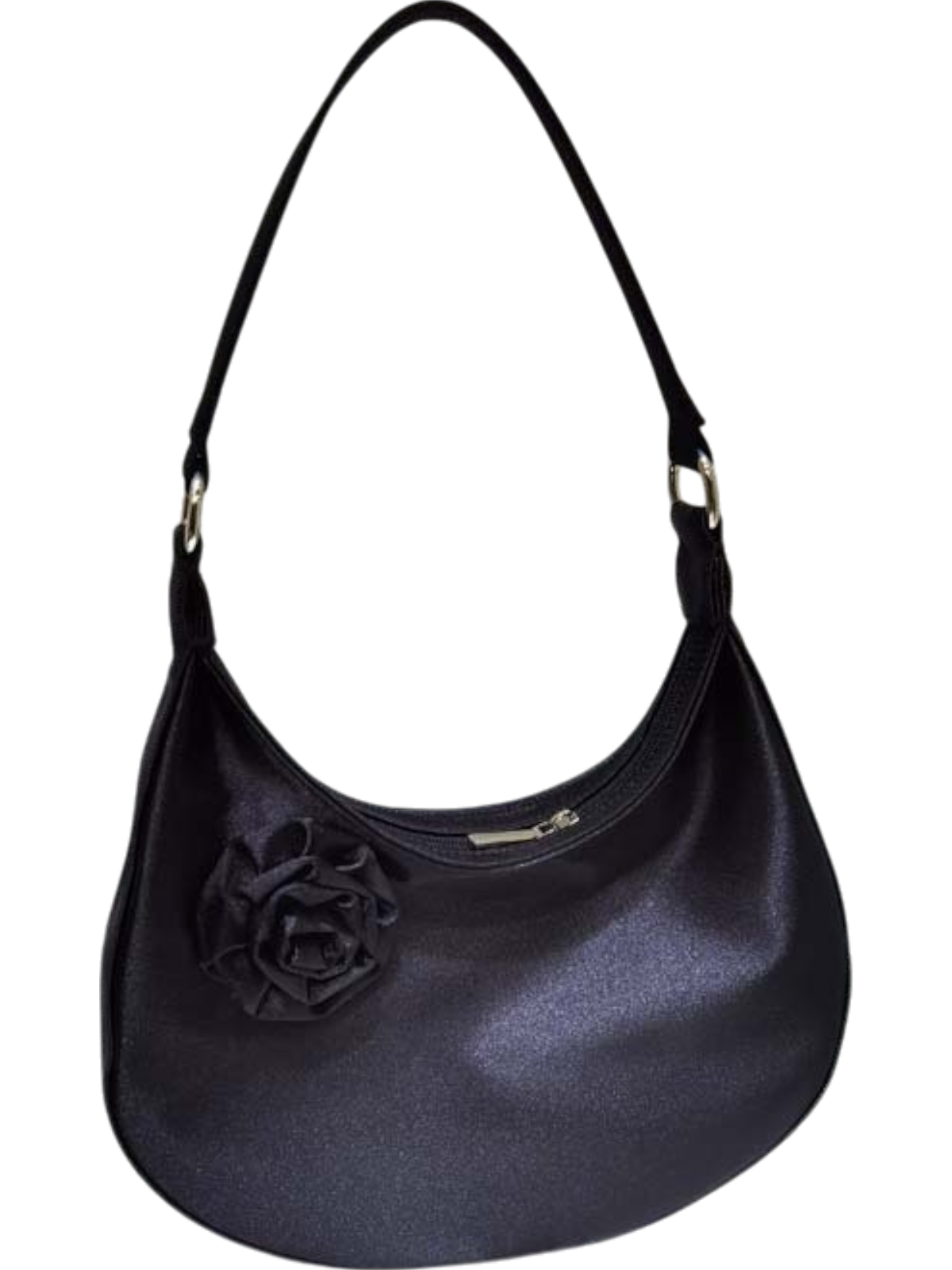 Kaia Floral Crescent Shoulder Bag