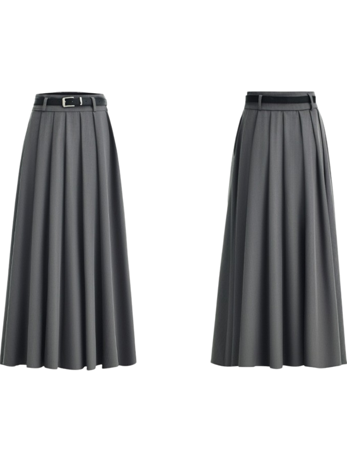 Mira Pleated Split Maxi Skirt