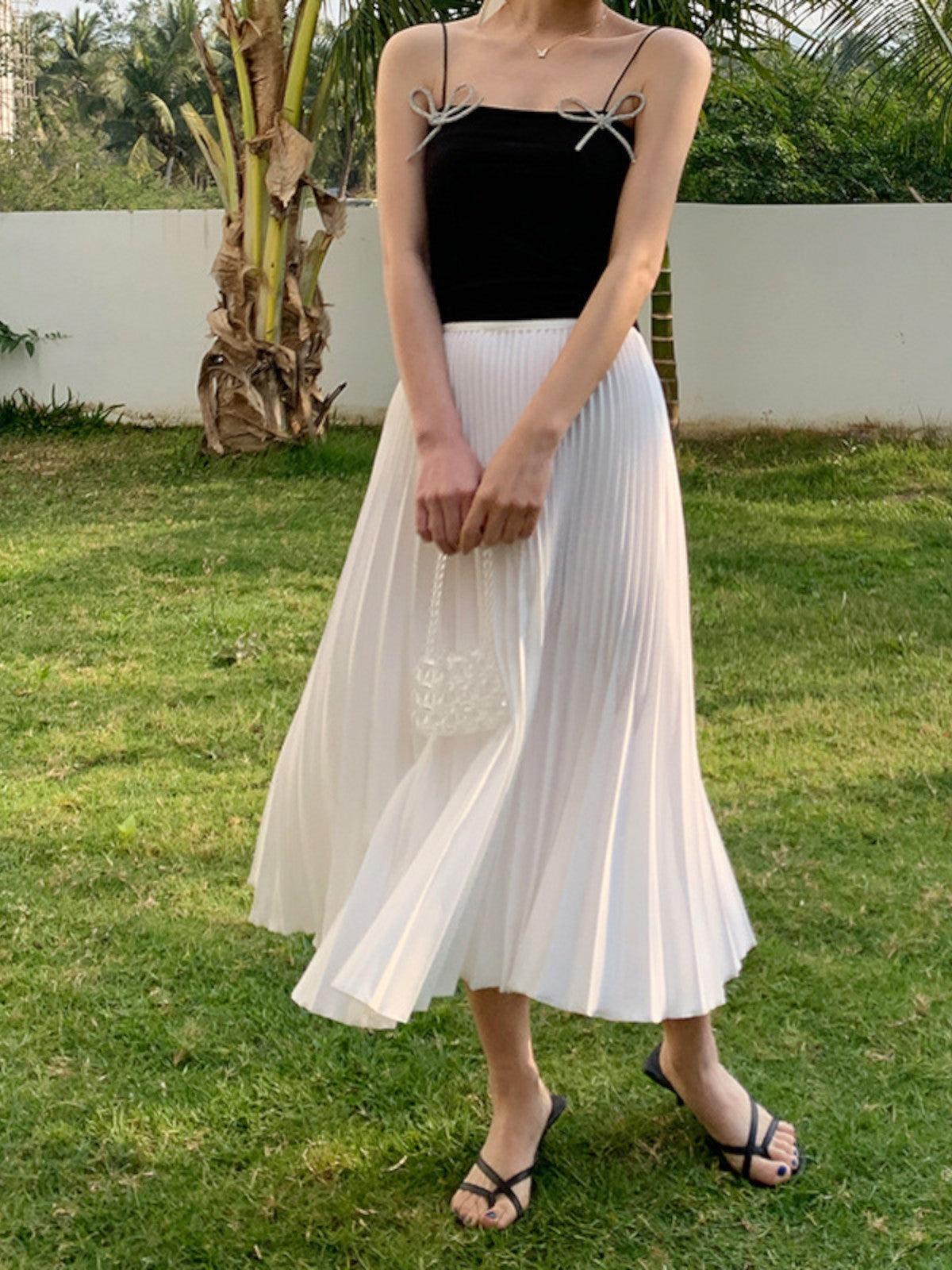 Amelia Classic A-Line Pleated Skirt