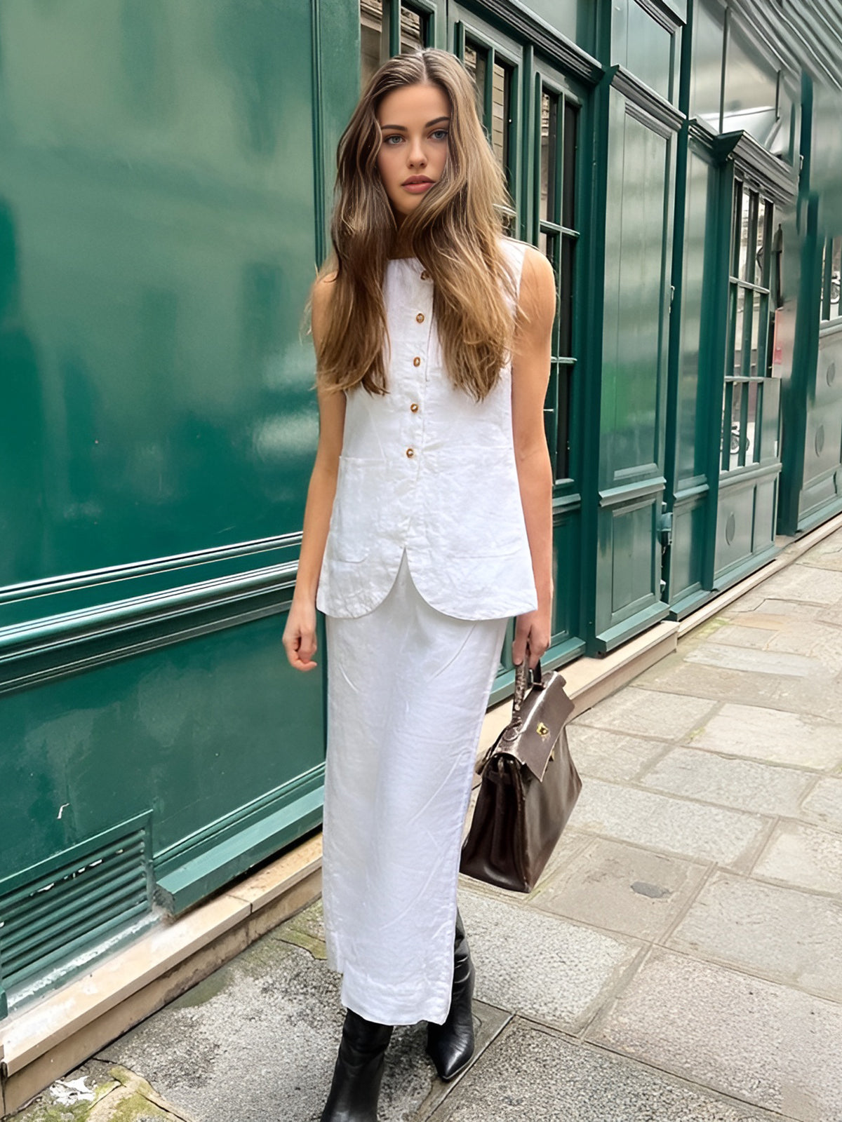 Lina Tailored Two-Piece Set