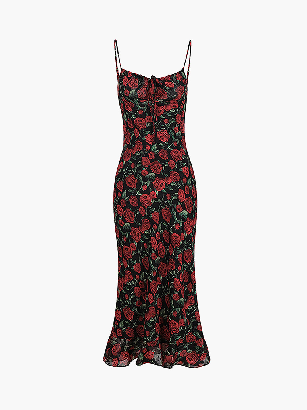 Elara Floral Elegance Cami Long Dress