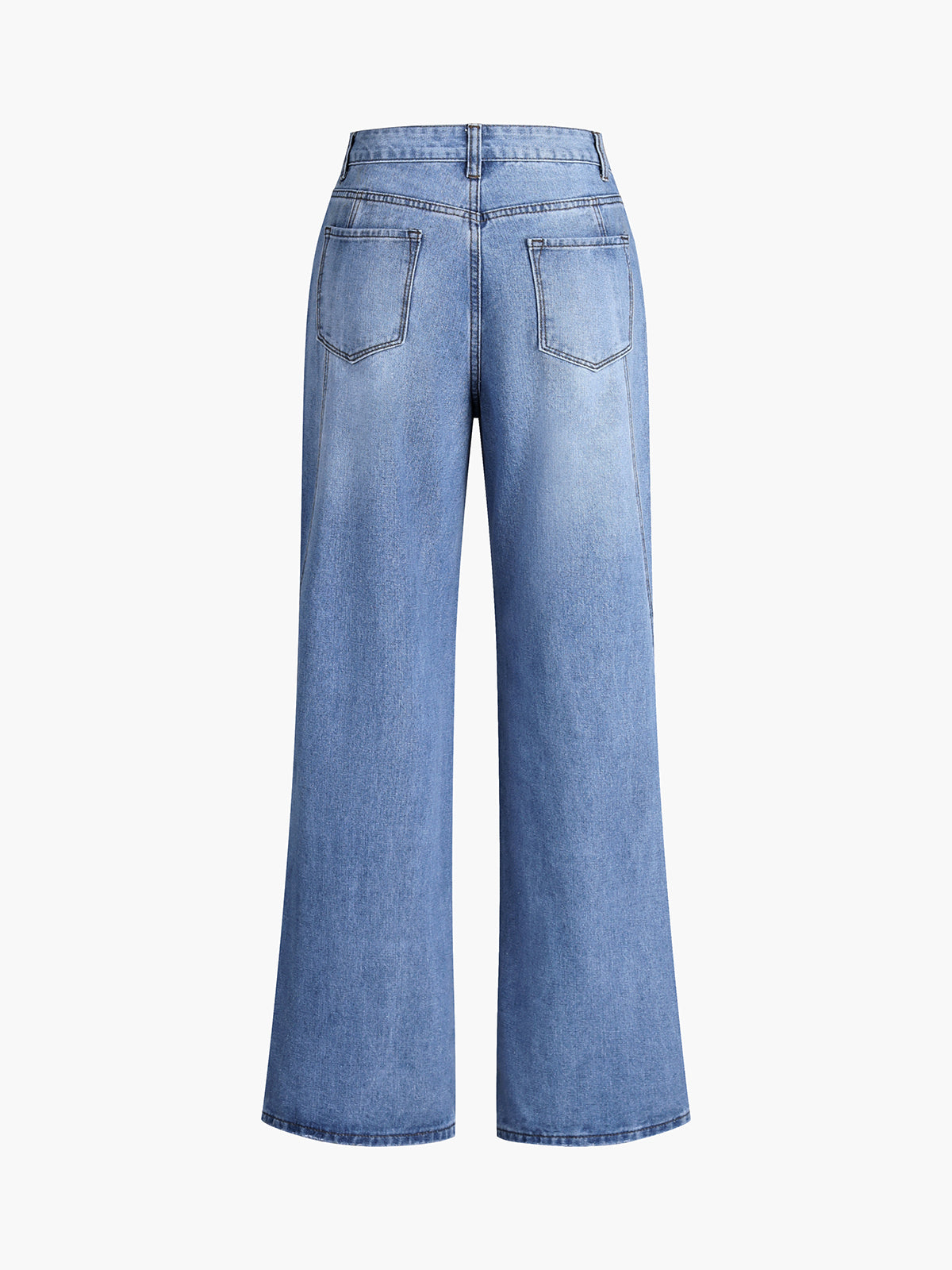 Elara Vintage Straight-Leg Denim Jeans