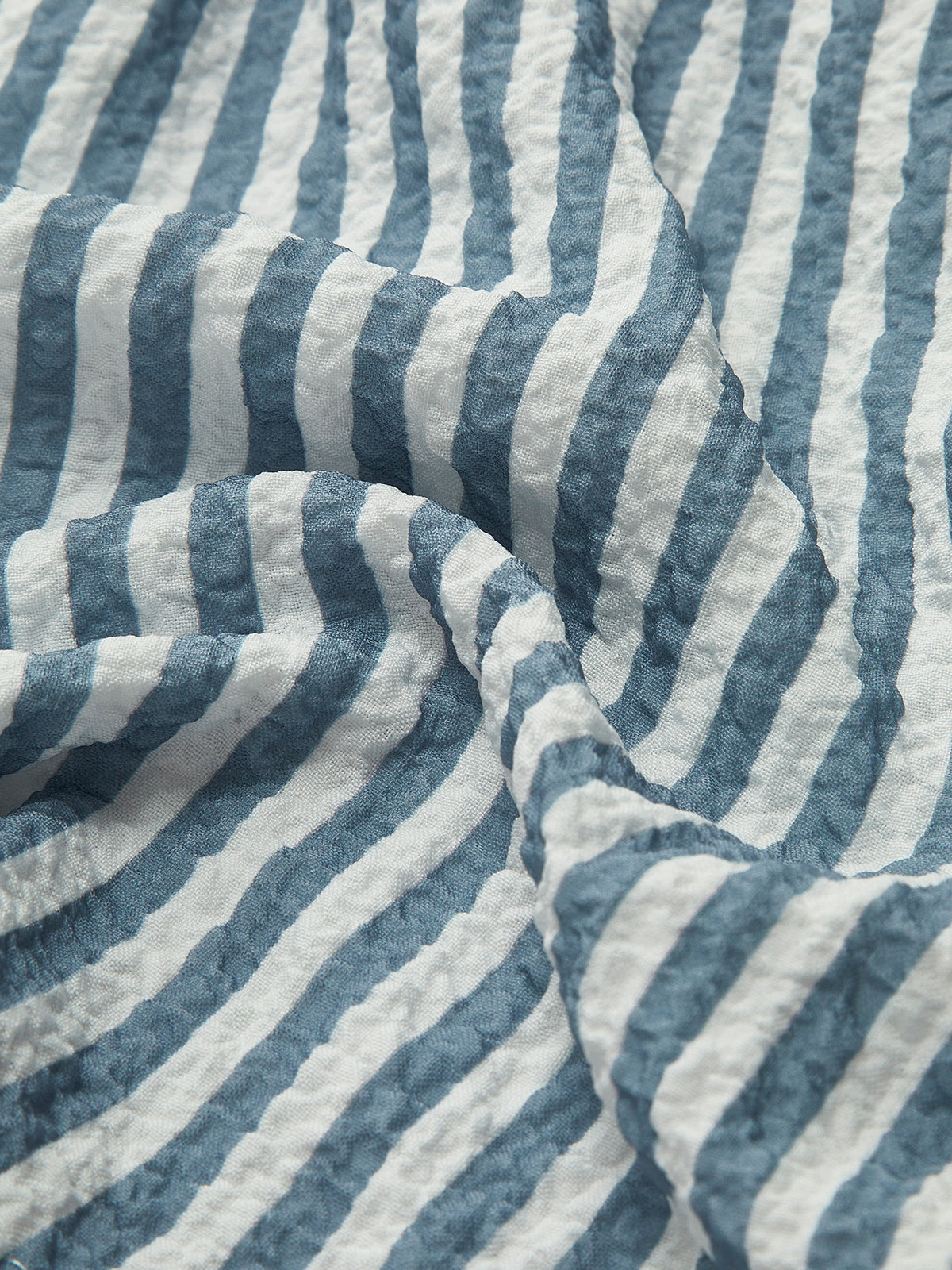 Elodie Vintage Pinstripe Button Skirt