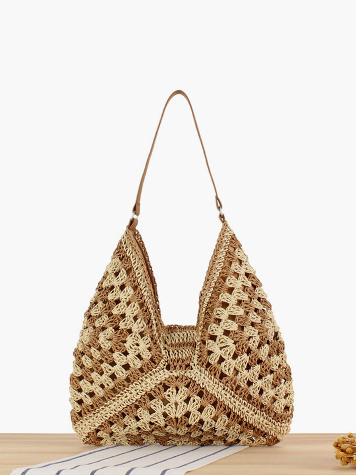 Fiora Crochet Macrame Shoulder Bag