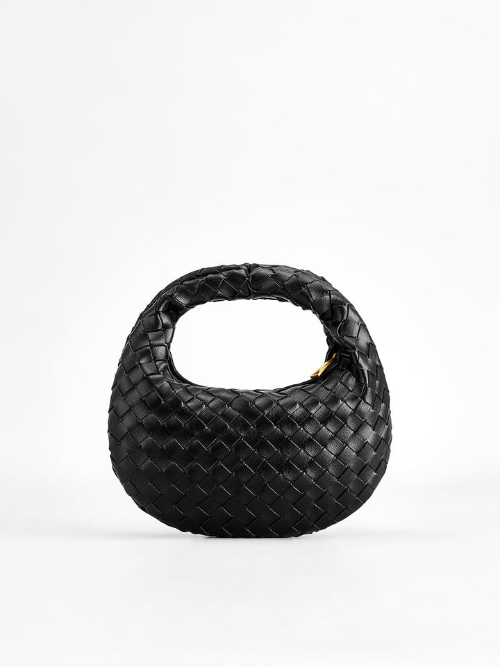 Fiora Rounded Woven Handbag