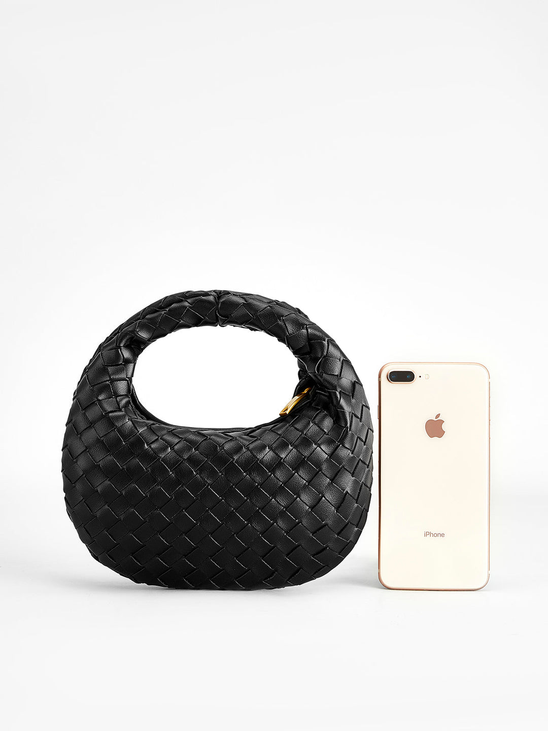 Fiora Rounded Woven Handbag