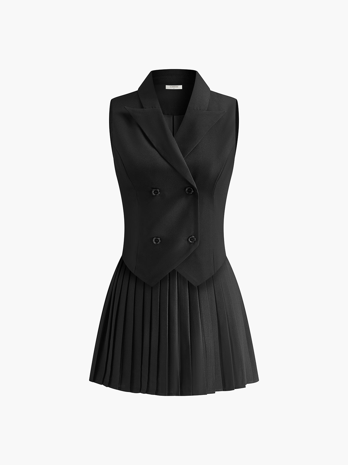 Arden Tailored Waistcoat & Mini Skirt Set