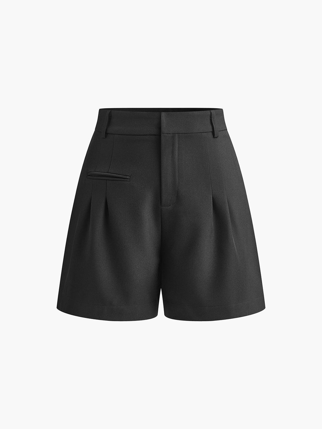 Elena Casual Mid-Waist Shorts