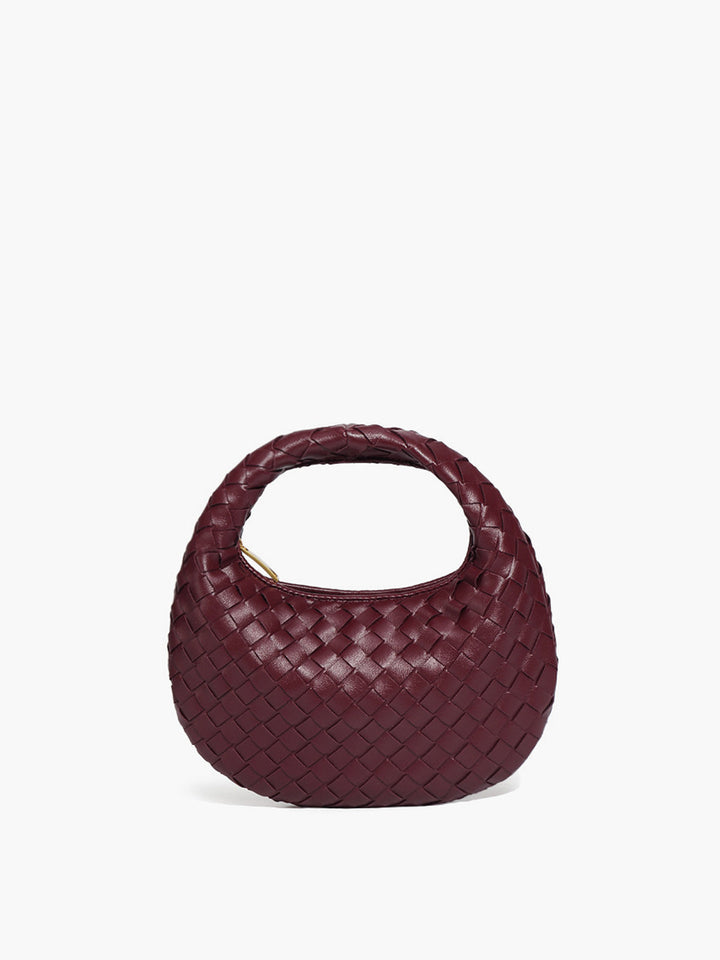 Fiora Rounded Woven Handbag