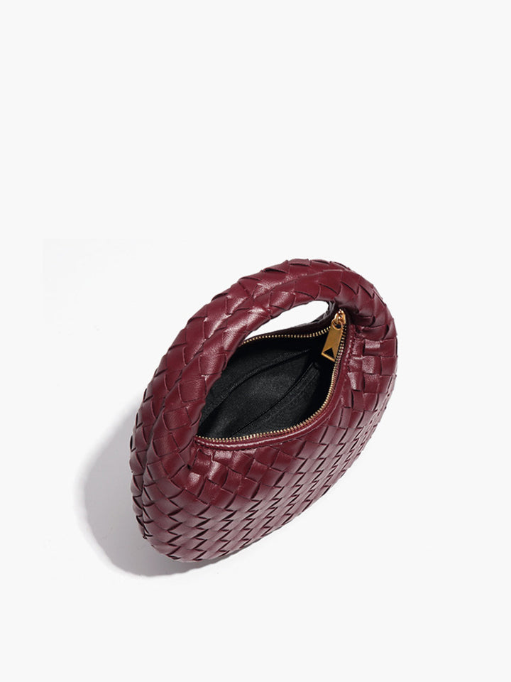 Fiora Rounded Woven Handbag