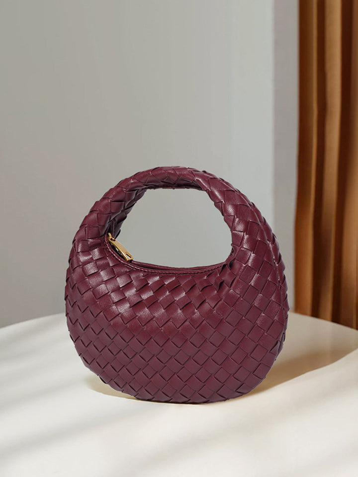 Fiora Rounded Woven Handbag