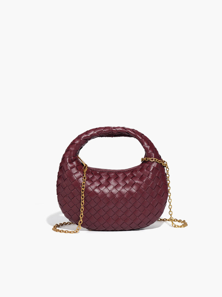 Fiora Rounded Woven Handbag