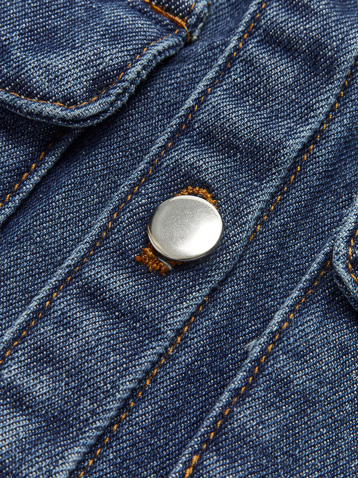 Isla Denim Pocket Turn-Down Collar Vest