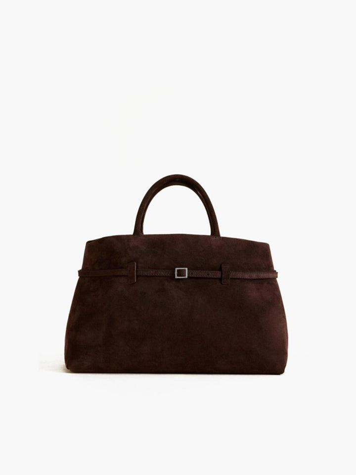 Celeste Buckle Top-Handle Bag