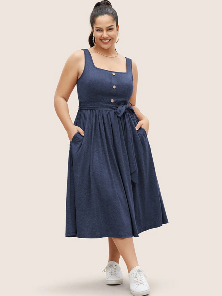 Rayna Sleeveless Midi Dress