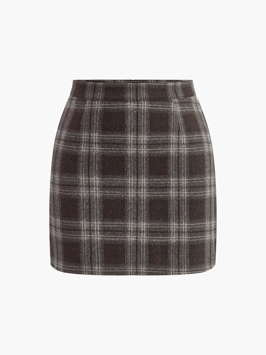 Grace Plaid Tweed Mini Skirt