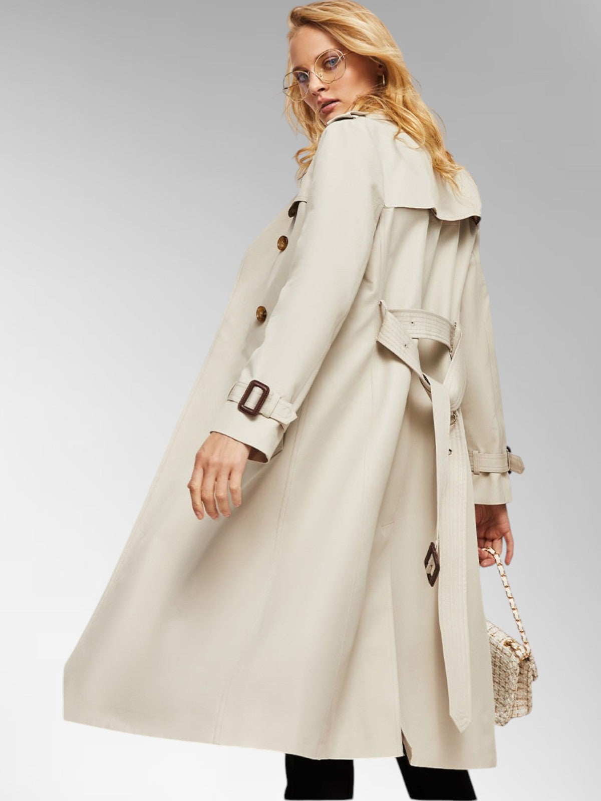 Adeline Classic Cotton Trench Coat