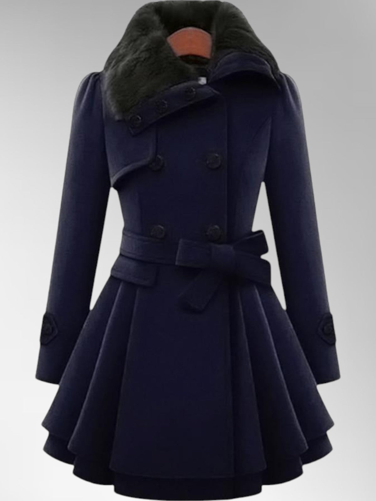 Evelyn Wool Blend Comfort Coat