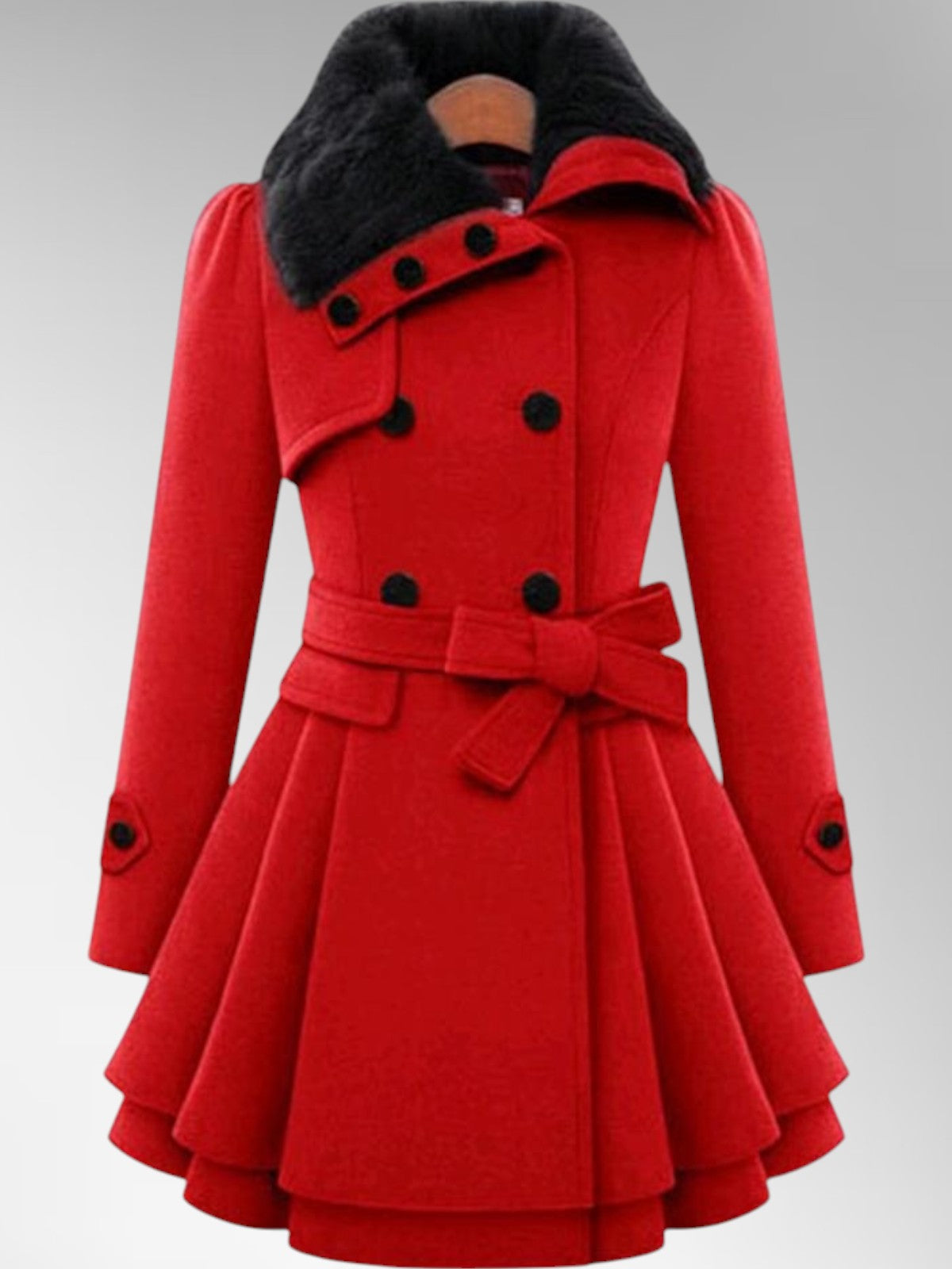 Evelyn Wool Blend Comfort Coat