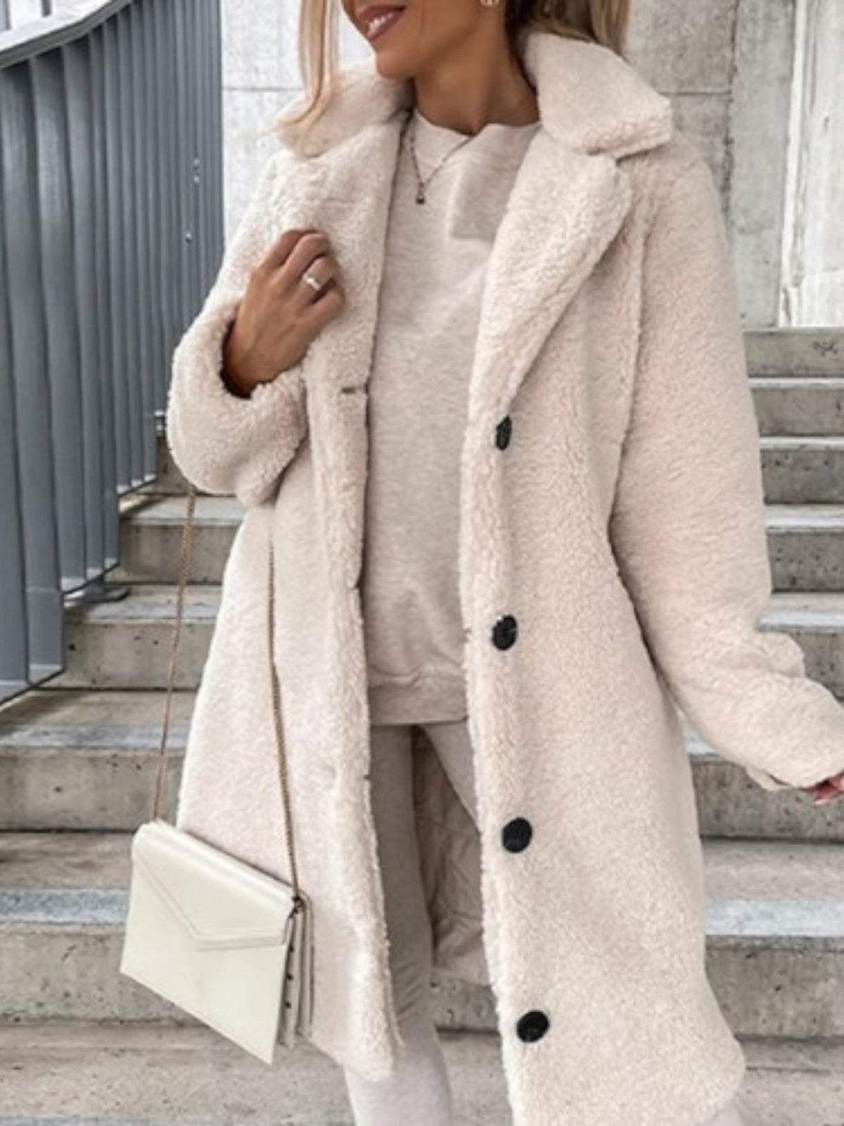 Lina Soft Teddy Coat