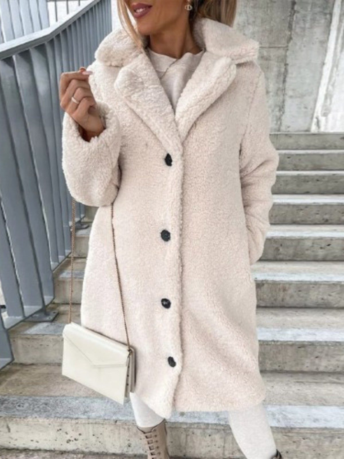 Lina Soft Teddy Coat
