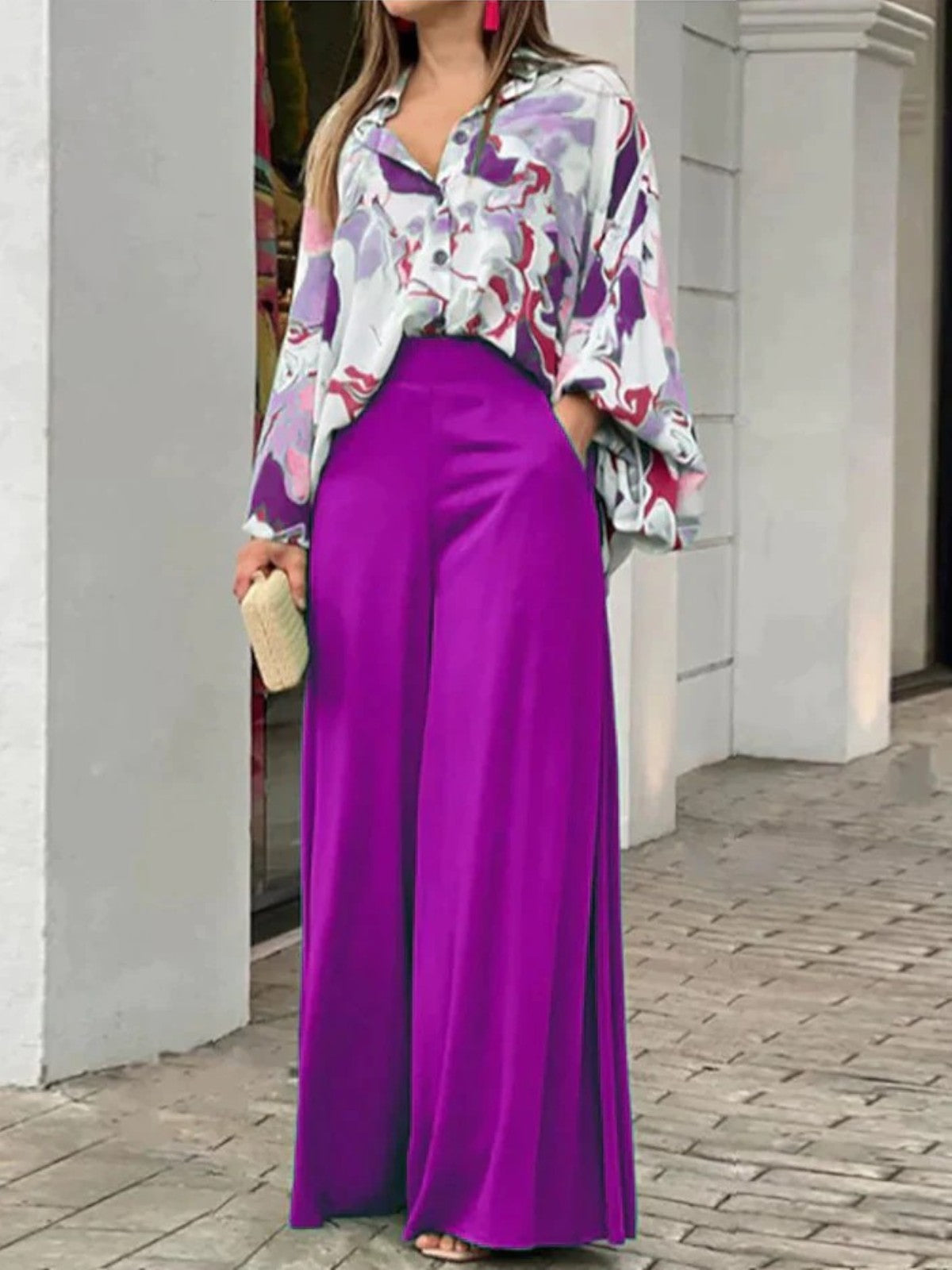 Lina Floral Two-Piece Set