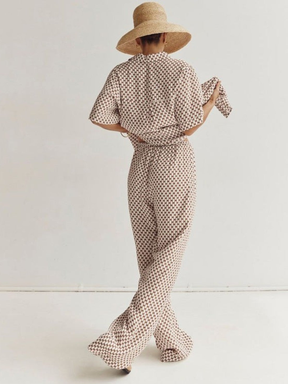 Isla Geometric Trouser Set