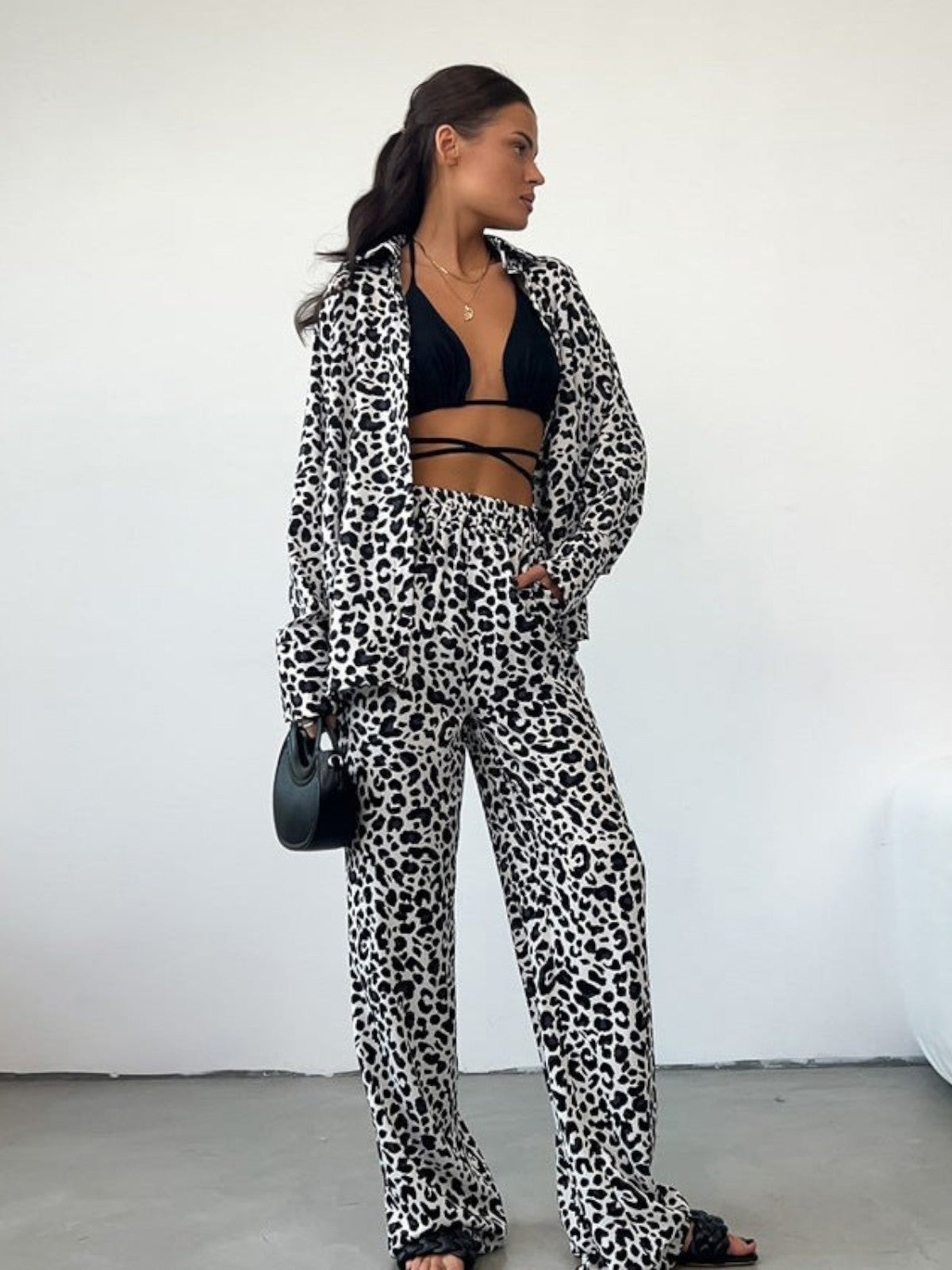Amaya Leopard Print Lounge Set