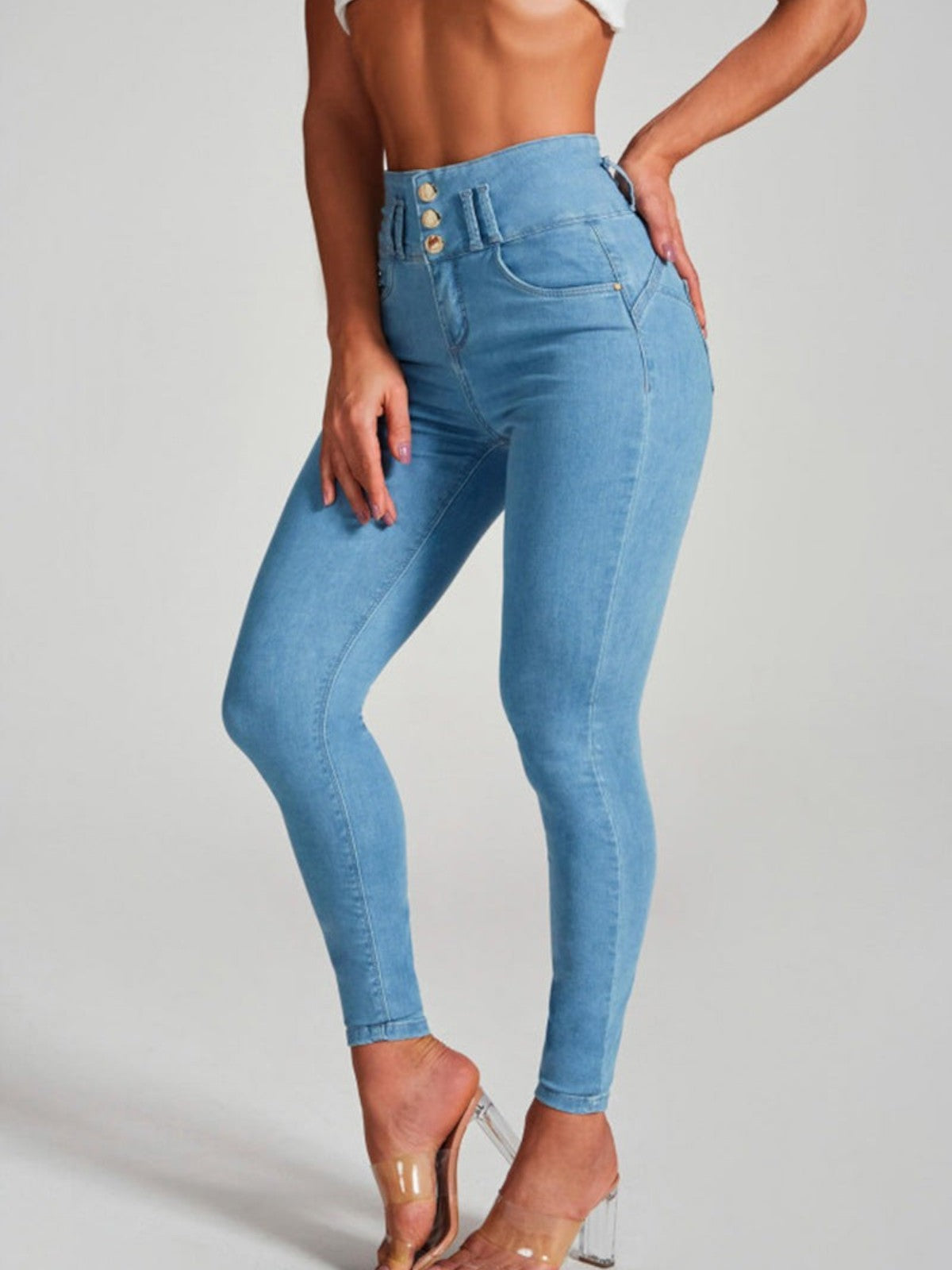 Amara High-Waisted Skinny Jeans
