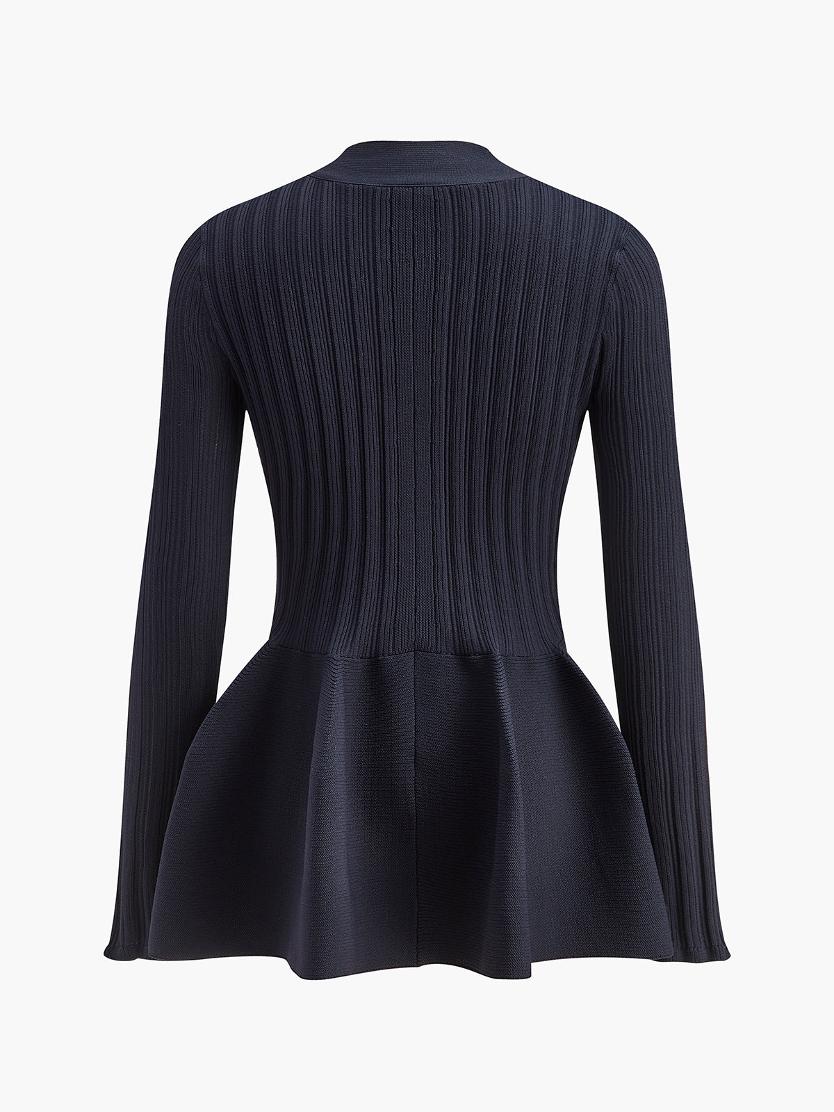 Elisa V-Neck Ruffle Button Cardigan