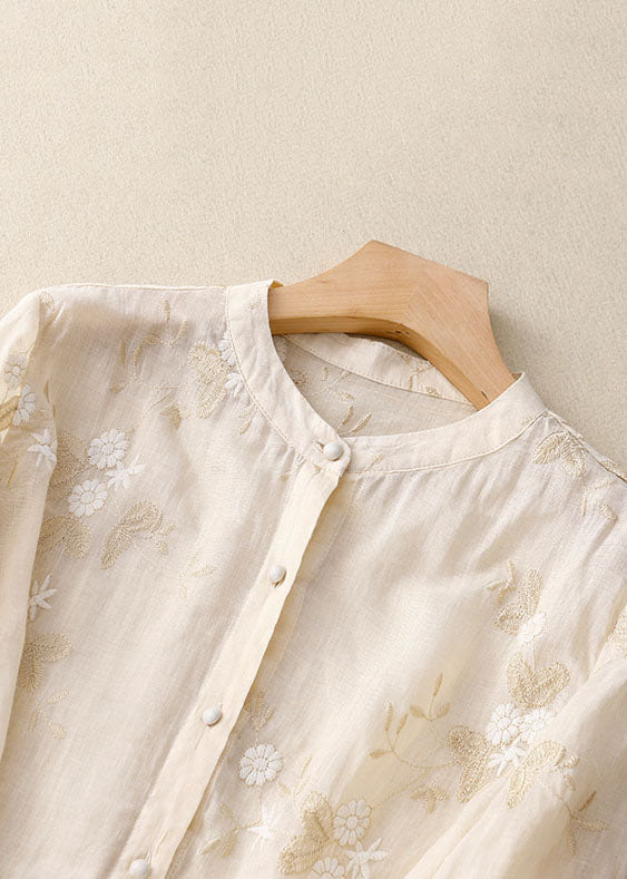 Elara Embroidered Floral Blouse