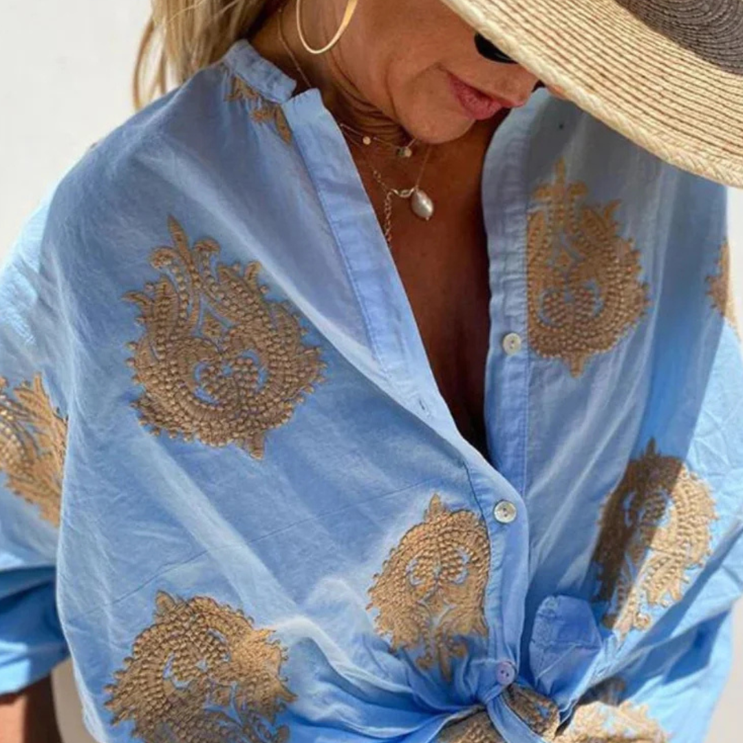 Elina Stylish Embroidered Shirt