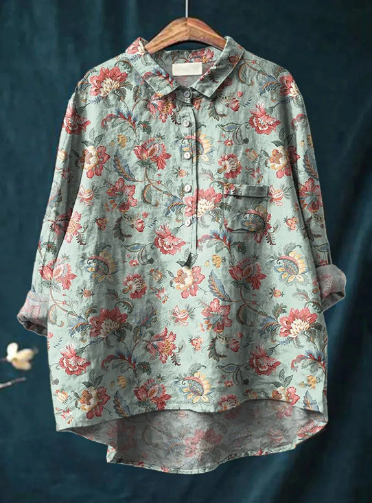 Amara Floral Print Blouse