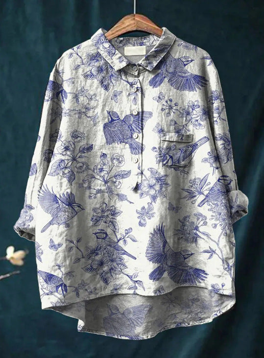 Amara Floral Print Blouse