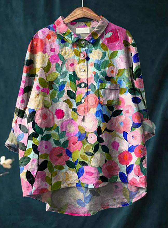 Amara Floral Print Blouse