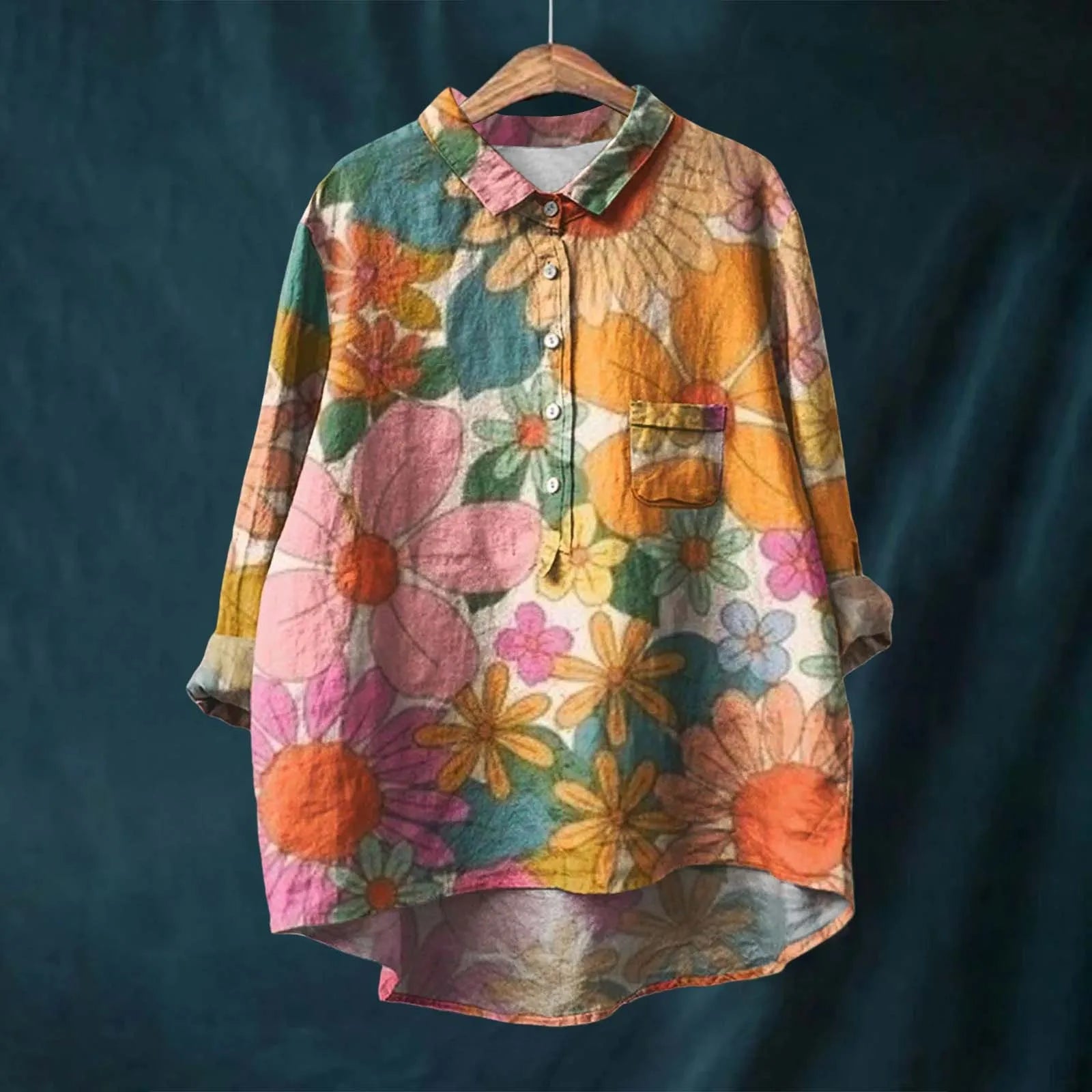 Hannah Floral Print Blouse