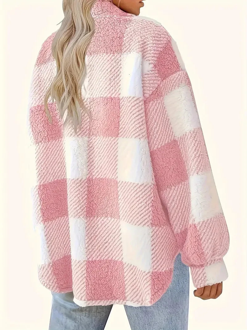 Martin Plaid Fleece Jacket
